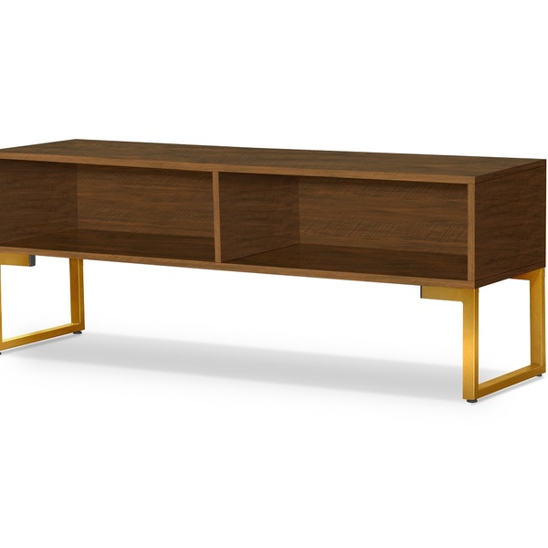 Rack Milao Mdf Tv Sala De Star Moderno Estilo Industrial Imbu