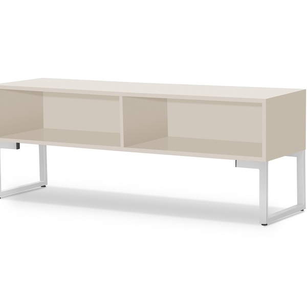 Rack Milão P/ Tv Estrutura Metálica Branca Tv Até 50 Polegada