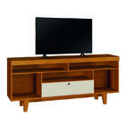 Rack Moderno 1 Portas 1,50m - Spazzio-naturale/off White - Ma