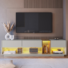 Rack Moderno Com Led 03 Gavetas 180cm Proddy