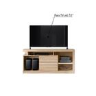 Rack Mônaco Com 1 Porta E 1 Prateleira - Macchiato/off White