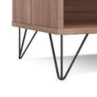 Rack Montreal Para Tv Até 50" 1 Prateleira Castanho E Branco