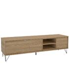 Rack Montreal Tv Até 65" 2 Portas 1 Prateleira Oak Politorno