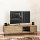 Rack Montreal Tv Até 65" 2 Portas 1 Prateleira Oak Politorno