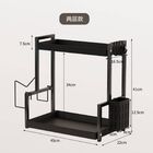 Rack Multiuso 2 Andares Organizador De Objetos Cozinha Metal