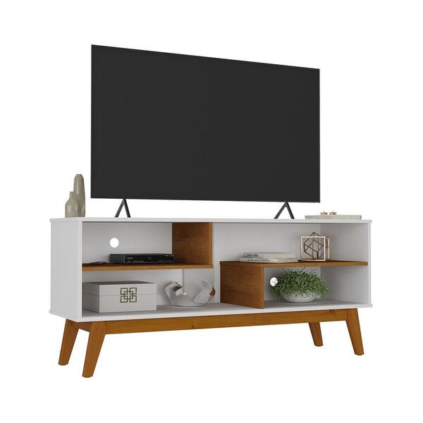 Rack Nature 1.36 Tv 42 43 50 55 Polegadas Nichos Prateleiras