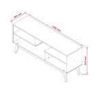 Rack Nature 1.36 Tv 42 43 50 55 Polegadas Nichos Prateleiras