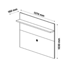 Rack Nature Com Painel1.4 Para Tv De Até 55 Polegadas Branco