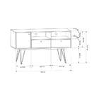 Rack Ness Preto 140 Cm