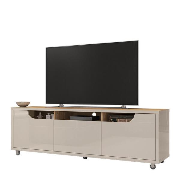 Rack New Jersey 180 Para Tv 60 Pol Sala 1 Gaveta E 2 Portas