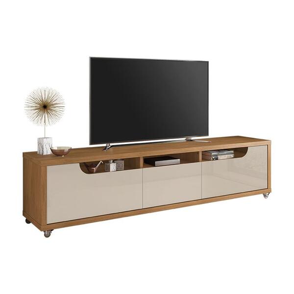 Rack New Jersey 180 Para Tv 60 Pol Sala 1 Gaveta E 2 Portas