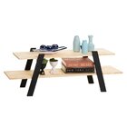 Rack New York Natural & Colors 2 Prateleiras Natural