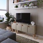 Rack Nichos Sala de Estar Carvalho Spaceo KUB