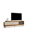 Rack Nobre Com Painel Ripado Para Tv Até 75 Polegadas 250cmx1