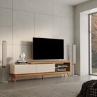 Rack Nobre Com Painel Ripado Para Tv Até 75 Polegadas 250cmx1