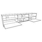 Rack Olímpia Madeirado 200 Cm