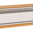 Rack Ópera 1.8 Off White Com Nature - Imcal Móveis