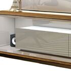 Rack Ópera Com Painel Classic 2.2 Freijó Com Off White - Imca