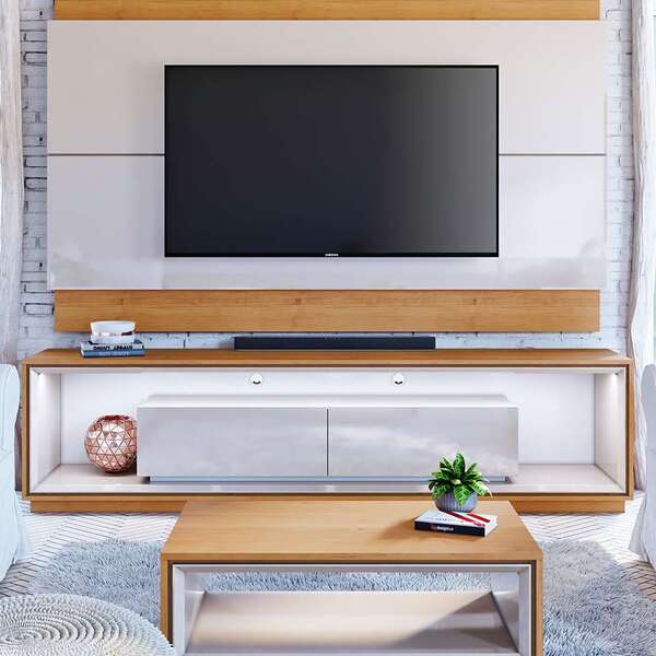 Rack Ópera I Off White E Nature 180 Cm