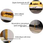 Rack Orgânico Para Tv De Até 75 Polegadas Estrutura Em Mdp E