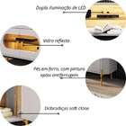 Rack Orgânico Para Tv De Até 75 Polegadas Estrutura Em Mdp E