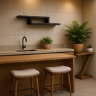 Rack Organizador  Suspenso Para Quarto Sala Parede Preto - Br