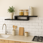 Rack Organizador  Suspenso Para Quarto Sala Parede Preto - Br