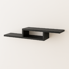 Rack Organizador  Suspenso Para Quarto Sala Parede Preto - Br