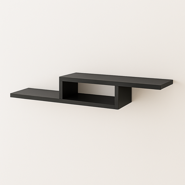 Rack Organizador  Suspenso Para Quarto Sala Parede Preto - Br