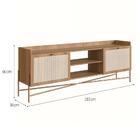 Rack Oslo 2 Pt Hanover E Dourado 183 Cm