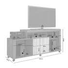 Rack Ouro Para Tvs Até 43 Polegadas Com Rodinha Uma Porta Jcm