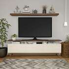 Rack Oxford Ii 3 Gv Off White Com Freijó Touch 218 Cm