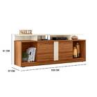 Rack Painel Arthur 150cm Tv 65" Mel Off White Bnn Decor