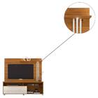 Rack Painel Aurora Com Led Tv 65 2 Portas Naturale Off White