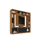 Rack Painel Para Tv Até 50'' Divisor Duo Sala Freijó E Preto