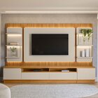 Rack Painel Para Tv Até 70' E 2 Módulos Laterais Paulina Taua