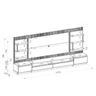 Rack Painel Para Tv Até 70' E 2 Módulos Laterais Paulina Taua