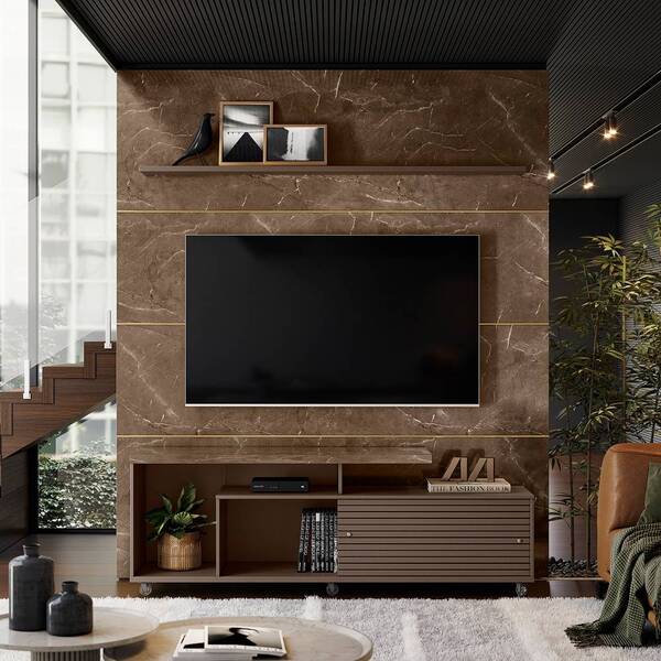 Rack Painel Piso Teto Aurora Master Tv 75 2 Portas Imperial S