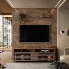 Rack Painel Piso Teto Aurora Prestige Tv 75 2 Portas Imperial