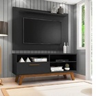 Rack Paládio Com Painel Kenzo Preto – Bechara Móveis