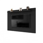 Rack Paládio Com Painel Kenzo Preto – Bechara Móveis