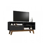 Rack Paládio Com Painel Kenzo Preto – Bechara Móveis