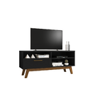 Rack Paládio Preto Fosco - Bechara Móveis