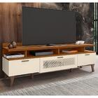 Rack Para Sala 3 Portas 1.6 Arqueon B03 Nature/off White - Mp