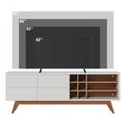 Rack Para Sala Bancada De Tv 70 Pol. 180cm Norena C05 Off Whi
