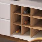 Rack Para Sala Bancada De Tv 70 Pol. 180cm Norena C05 Off Whi