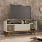 Rack Para Sala De Estar 01 Porta Lazuli B02 135 Cm Off White