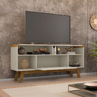 Rack Para Sala De Estar 01 Porta Lazuli B02 135 Cm Off White