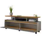 Rack Para Sala De Estar 02 Portas Texas 160 Cm B02 Com Rodízi