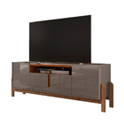 Rack Para Sala De Estar 04 Portas 170cm Lizz C03 Pés Madeira